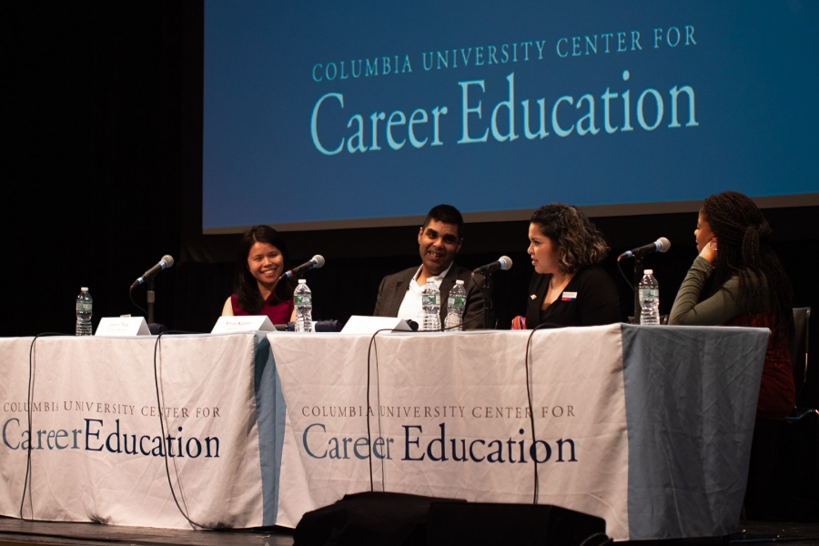 Panelists from Diversity Recruiting event