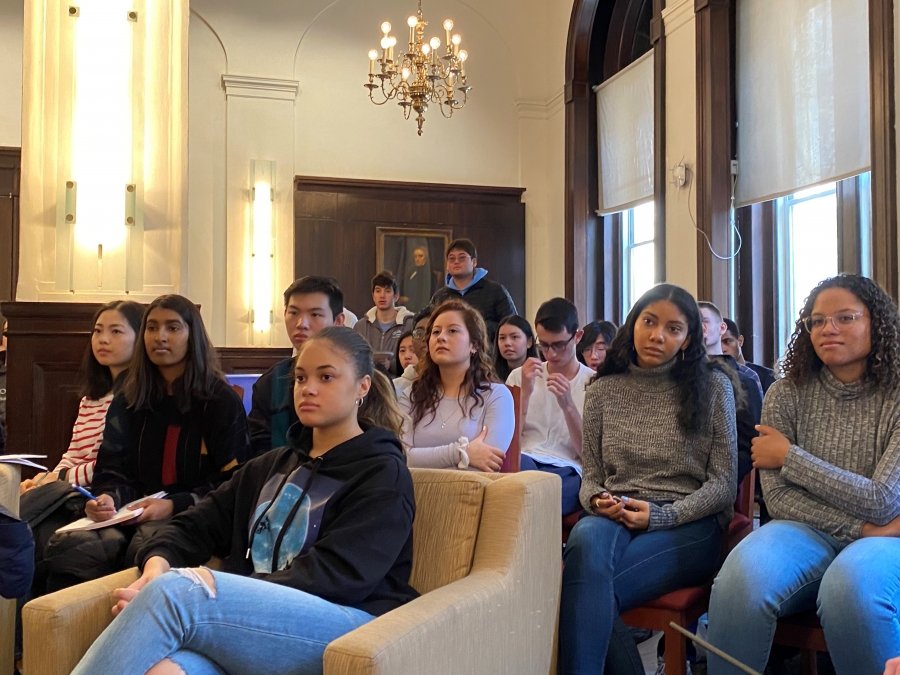First-Year student audience at My First Summer Panel 2020.