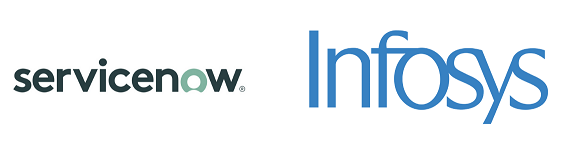 ServiceNow and Infosys logos